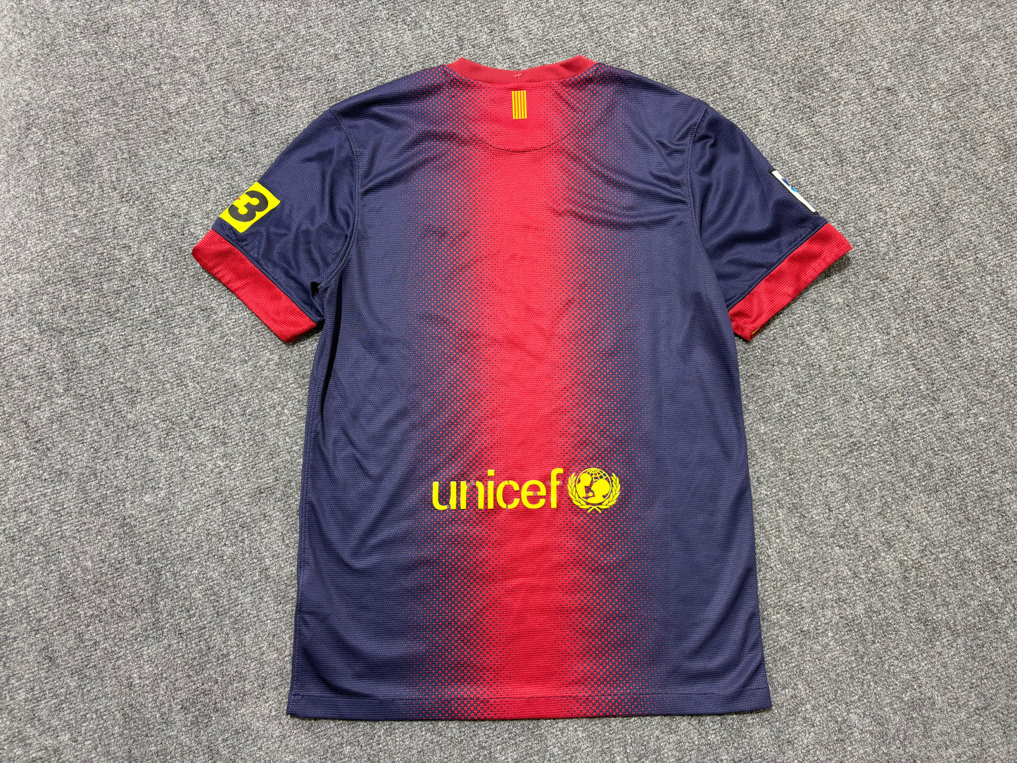 Nike Barcelona Soccer Jersey - Navy/Red Size Small