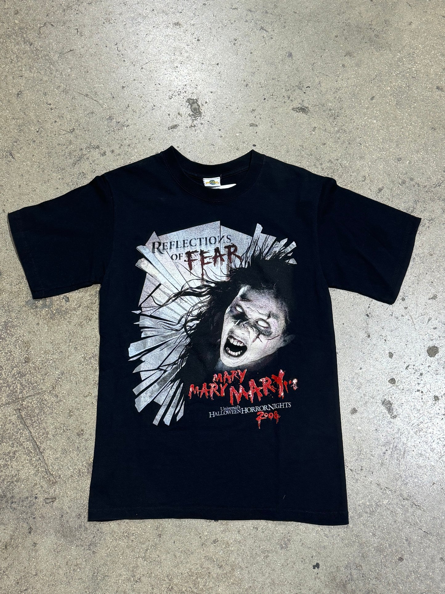 2008 Universal HHN Mary Mary Tee - Black Size Small