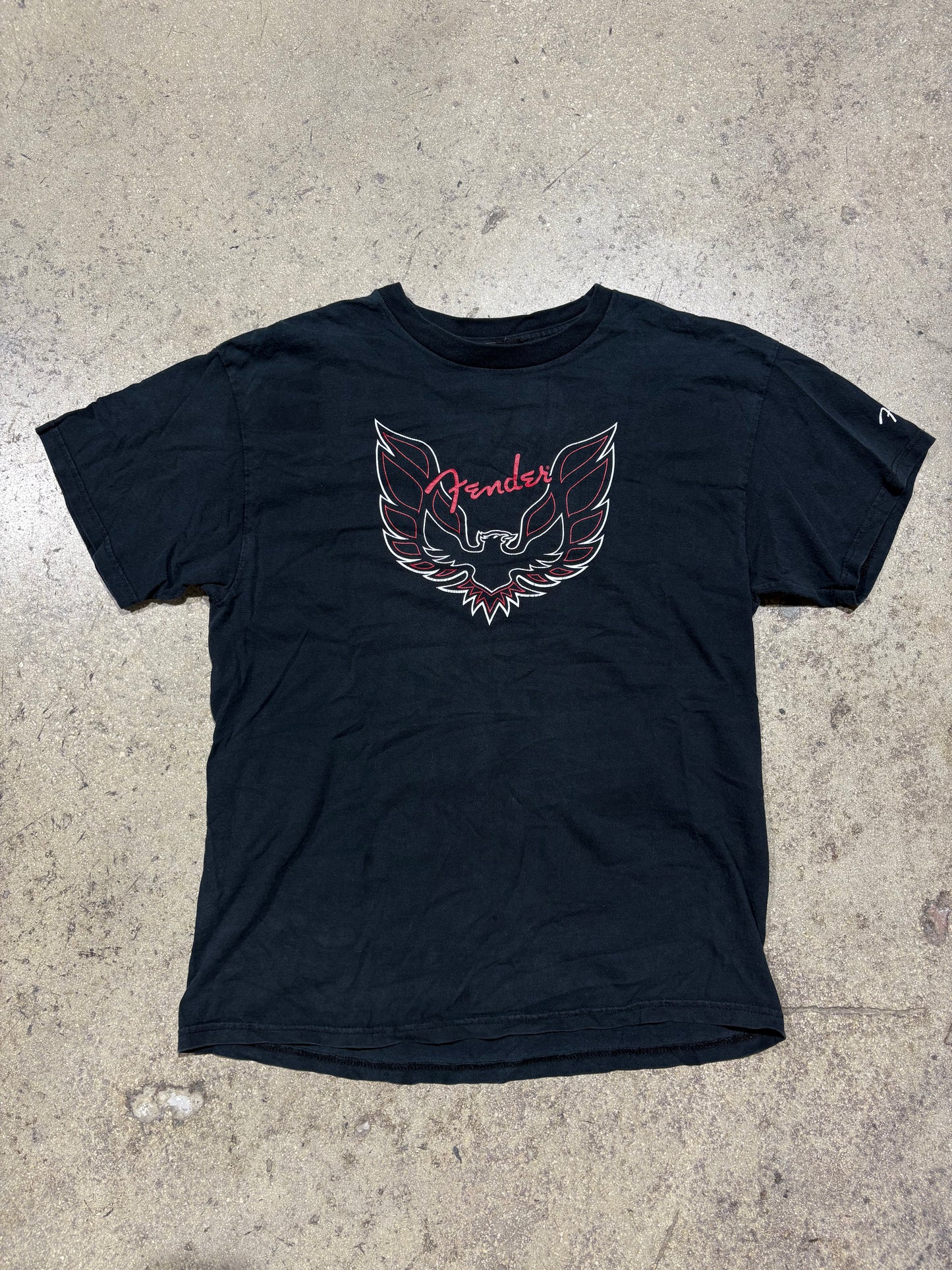 Fender Logo Tee - Black Size Large