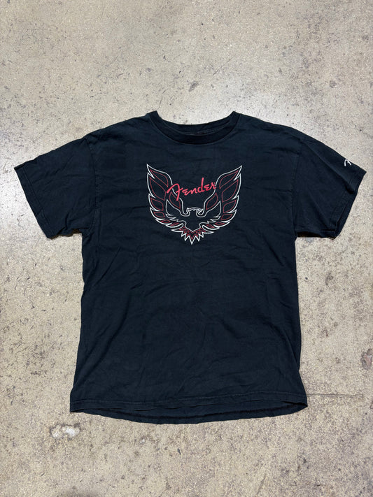 Fender Logo Tee - Black Size Large