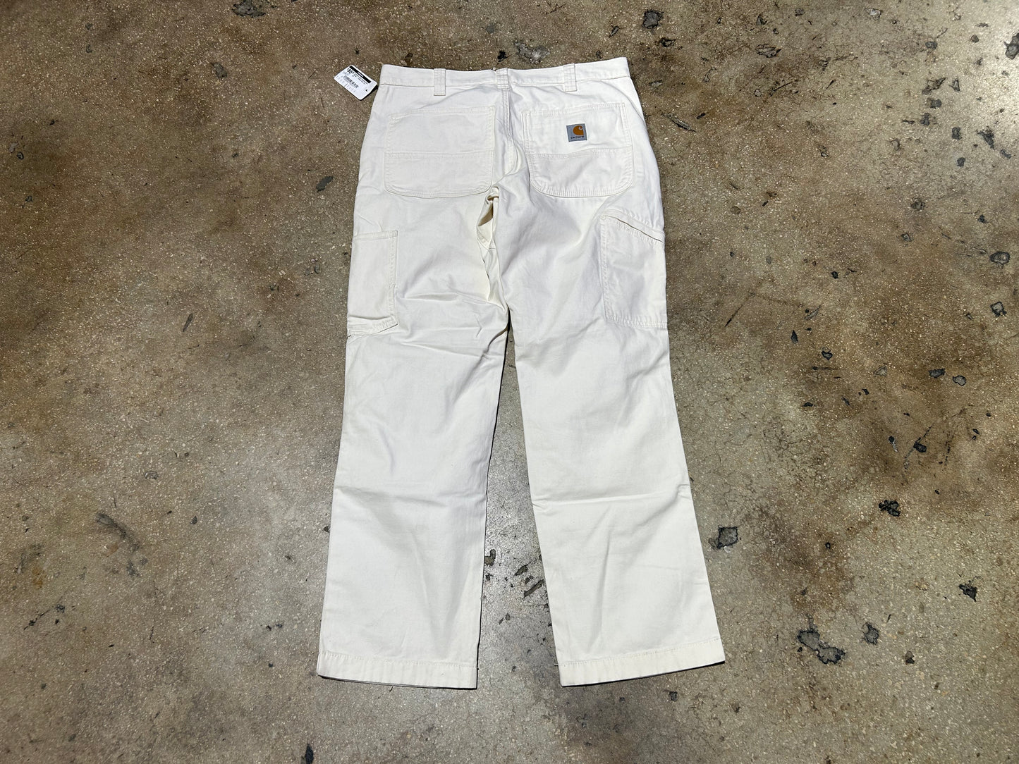 Carhartt Light Double Knee Pants - Cream Size 33 x 30