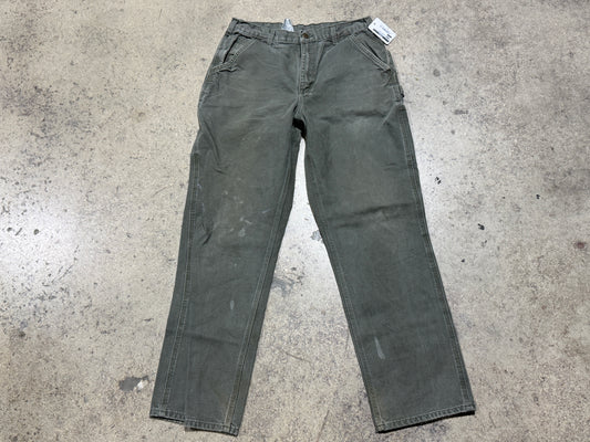 Carhartt Carpenter Pants - Olive Size 34x34