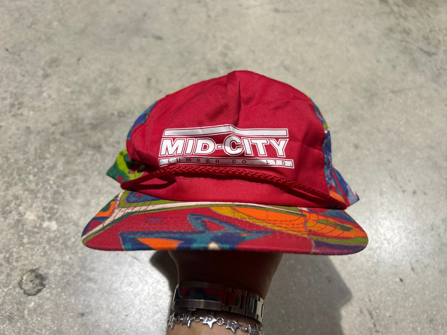 Mid City Lumber Hat - Red/Multi
