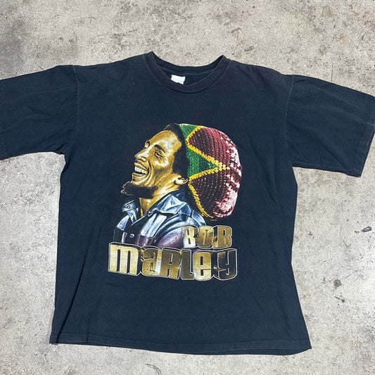 Bob Marley Memorial Rap Tee - Black Size XL