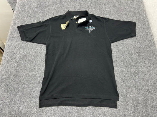 1997 Florida Marlins World Series Polo - Black Size Medium
