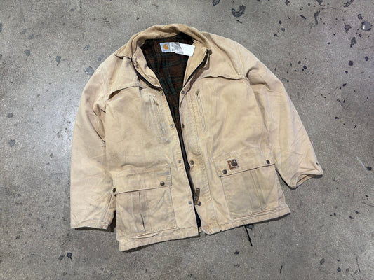 Carhartt Blanket Lined Work Jacket - Khaki Size Large