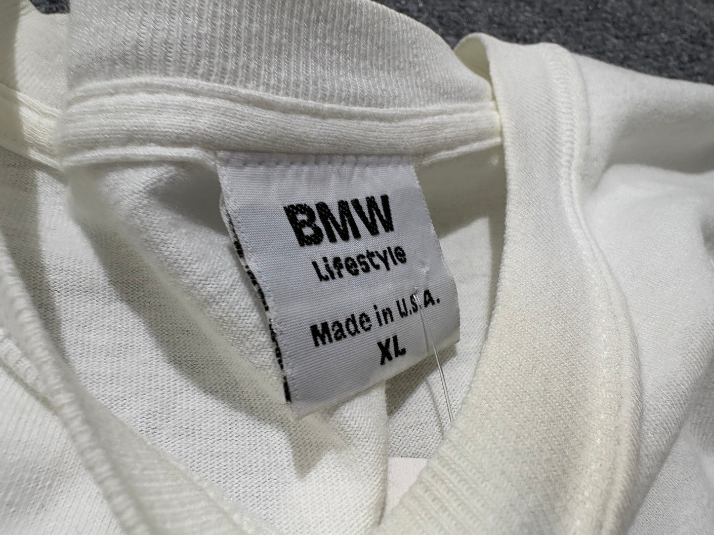 BMW Classic Logo Tee - White Size XL
