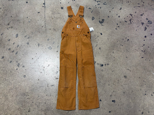 Carhartt Double Knee Overalls - Brown Size 7