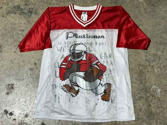 Platinum Fubu Jersey - White/Red Size XL