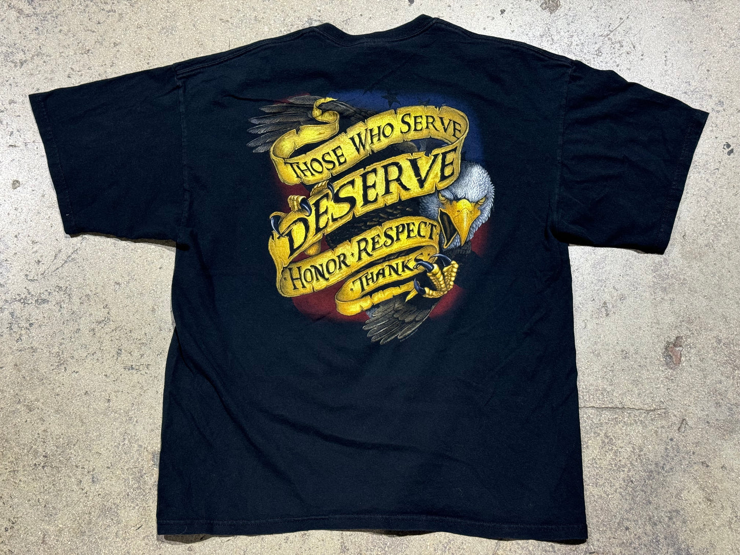 Those Who Serve Tee - Black Size XL