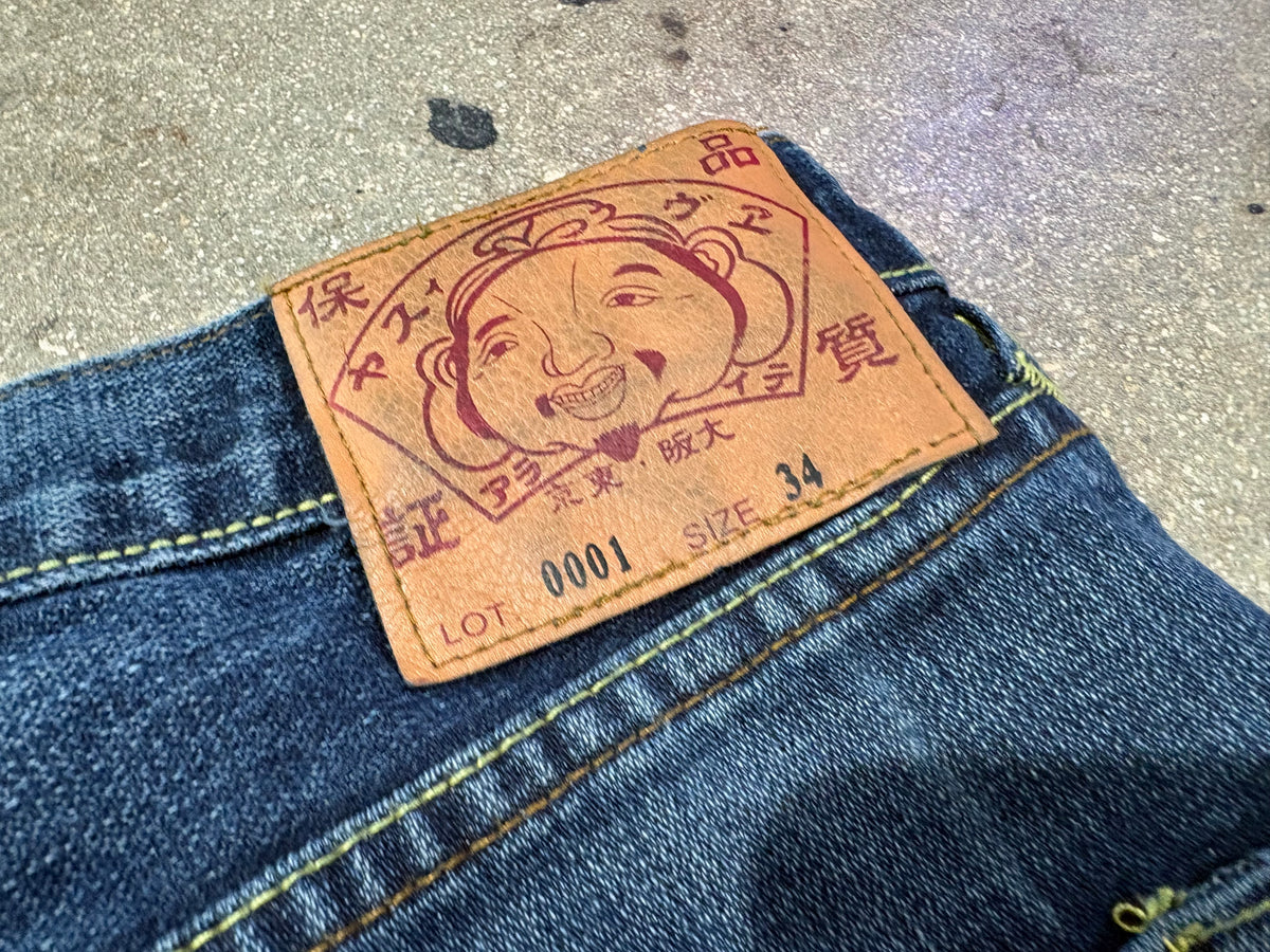 Evisu Small Pocket Hit Jeans - Blue Size 34