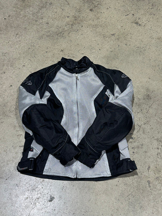 Motorcycle Jacket - Black/Grey Size XL
