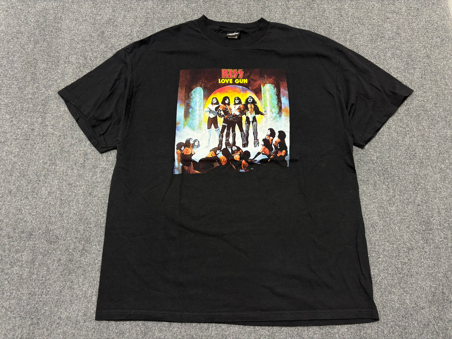 2001 Kiss Love Gun Tee - Black Size XXL