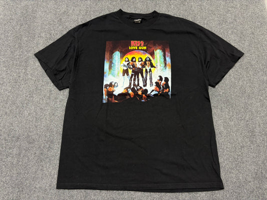 2001 Kiss Love Gun Tee - Black Size XXL