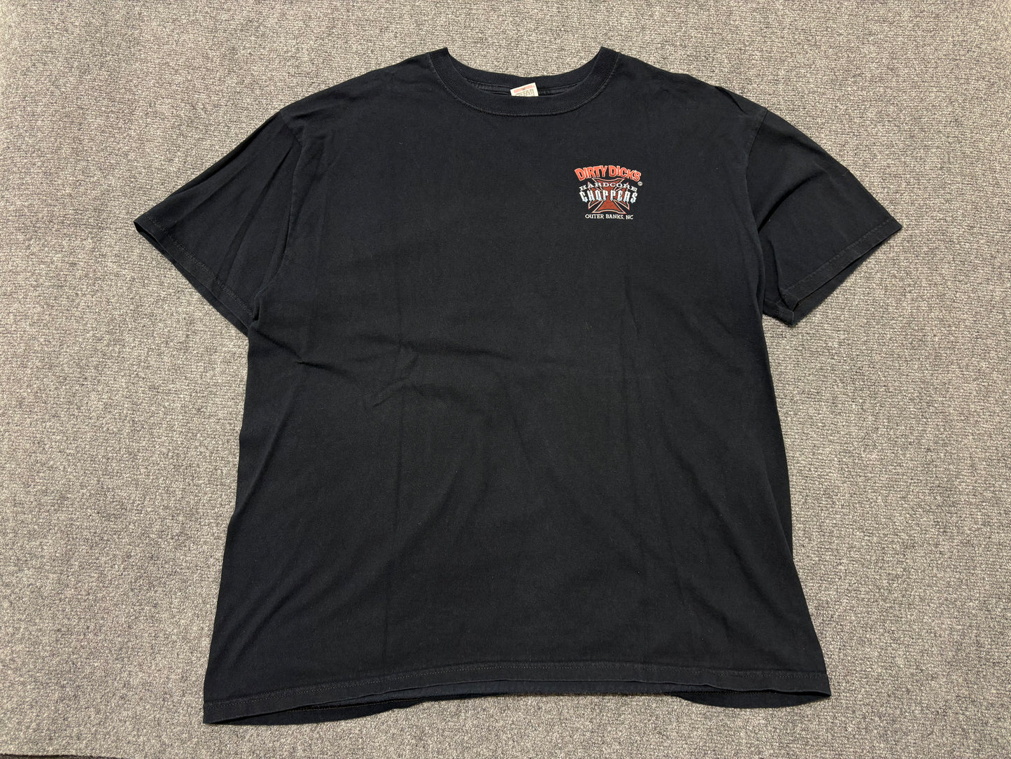 Dirty Dicks Hardcore Choppers Tee - Black Size XL