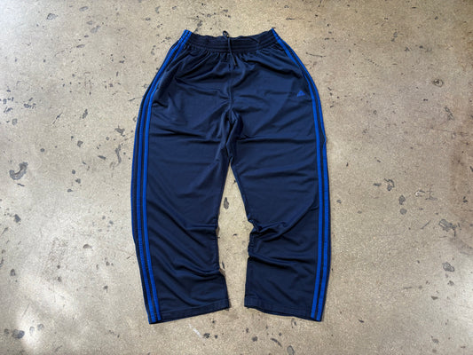Adidas Baggy Track Pants - Navy / Blue Size Large