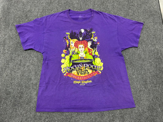 2015 Hocus Pocus Disney Tee - Purple Size XL