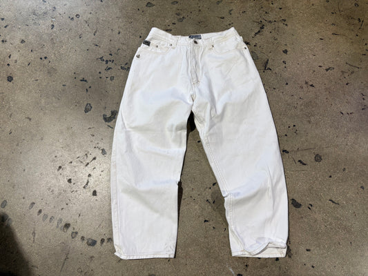 Johnny Blaze Denim Jeans - White Size 36