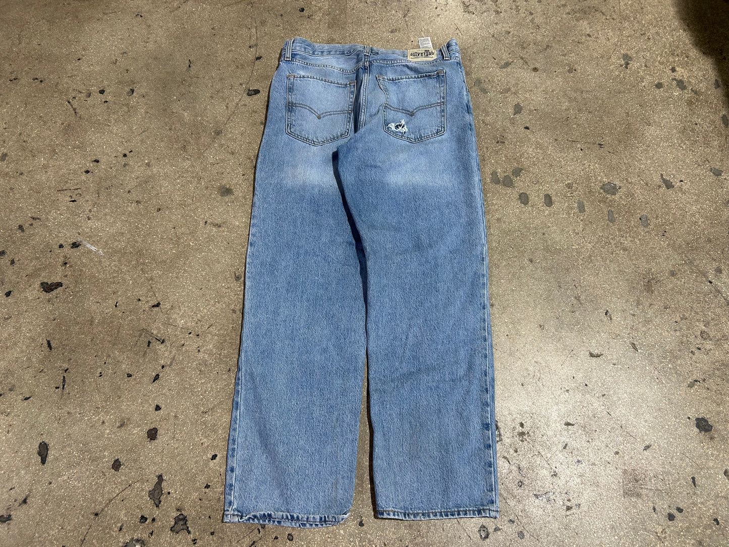 Distressed Levis Silvertab Jeans - Blue Size 31x31 (con)