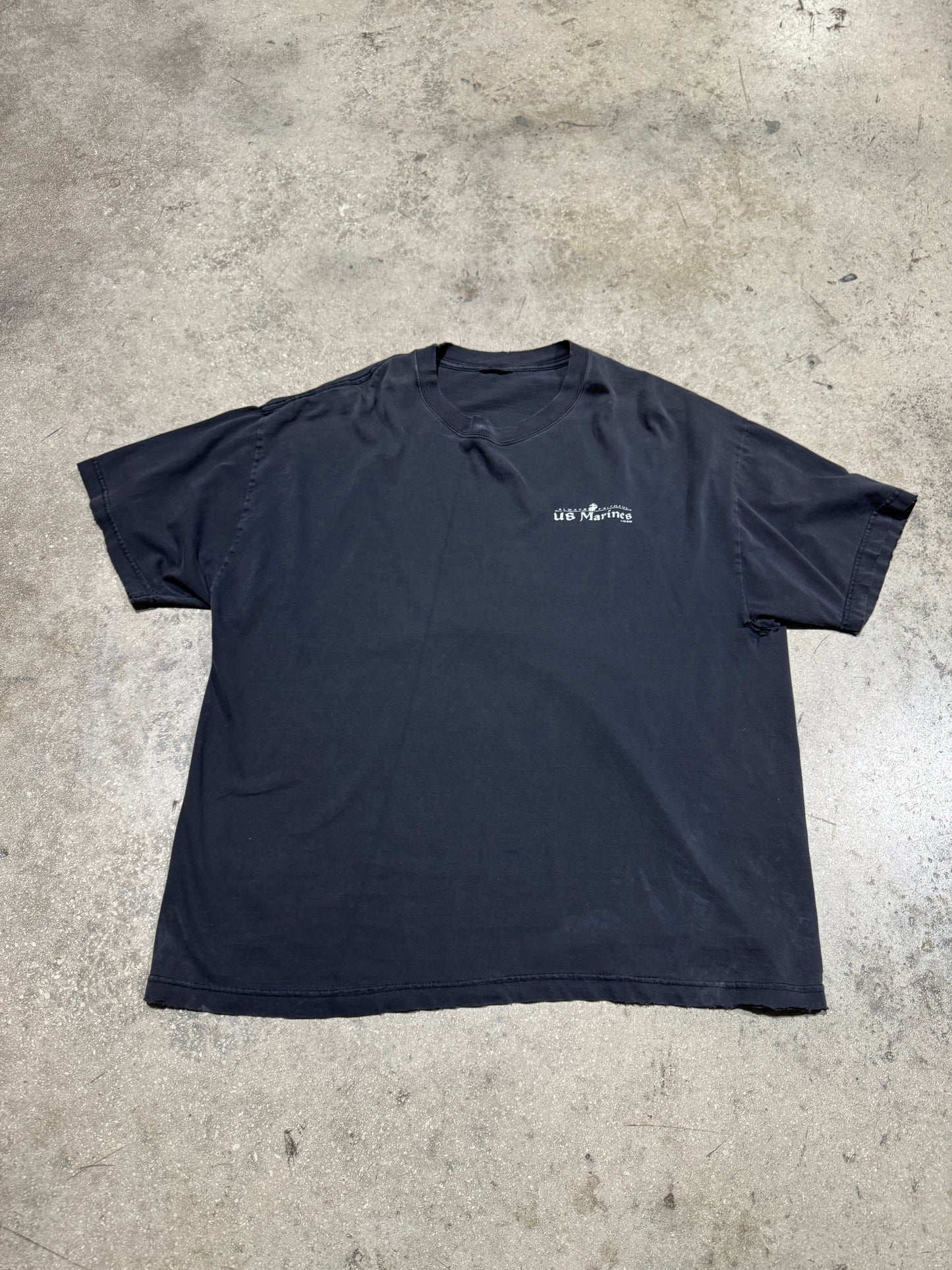 US Marine Tee - Black Size XXL