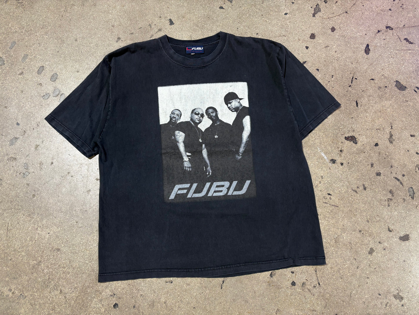 Fubu The Collection Members Tee - Faded Black Size XXL
