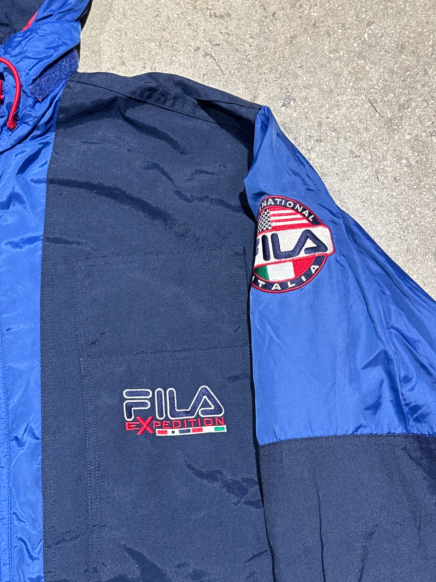 Fila Expedetion Jacket - Blue Size Small