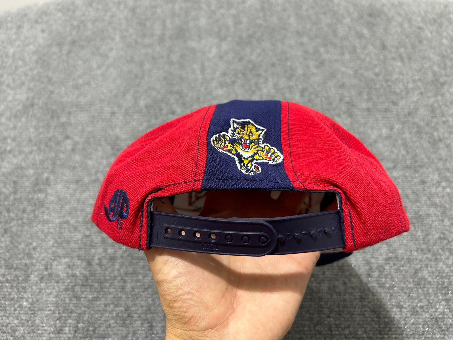 Florida Panthers Spell Out Hat - Navy/Red