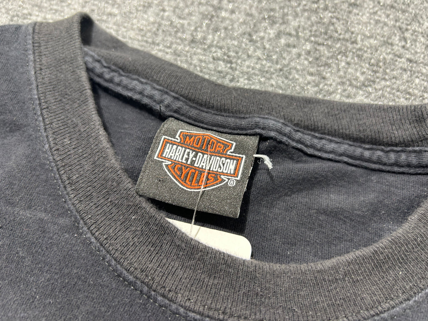 Harley Davidson Wrenches Cutoff Tee - Ash Navy Size XL