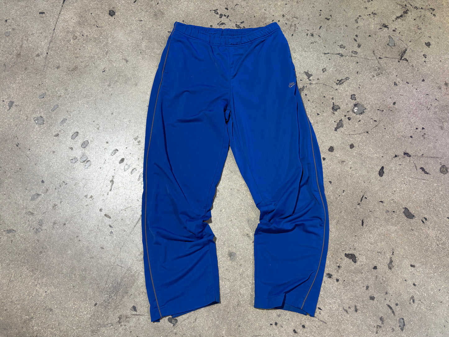Nike Track Pants - Blue Size Large