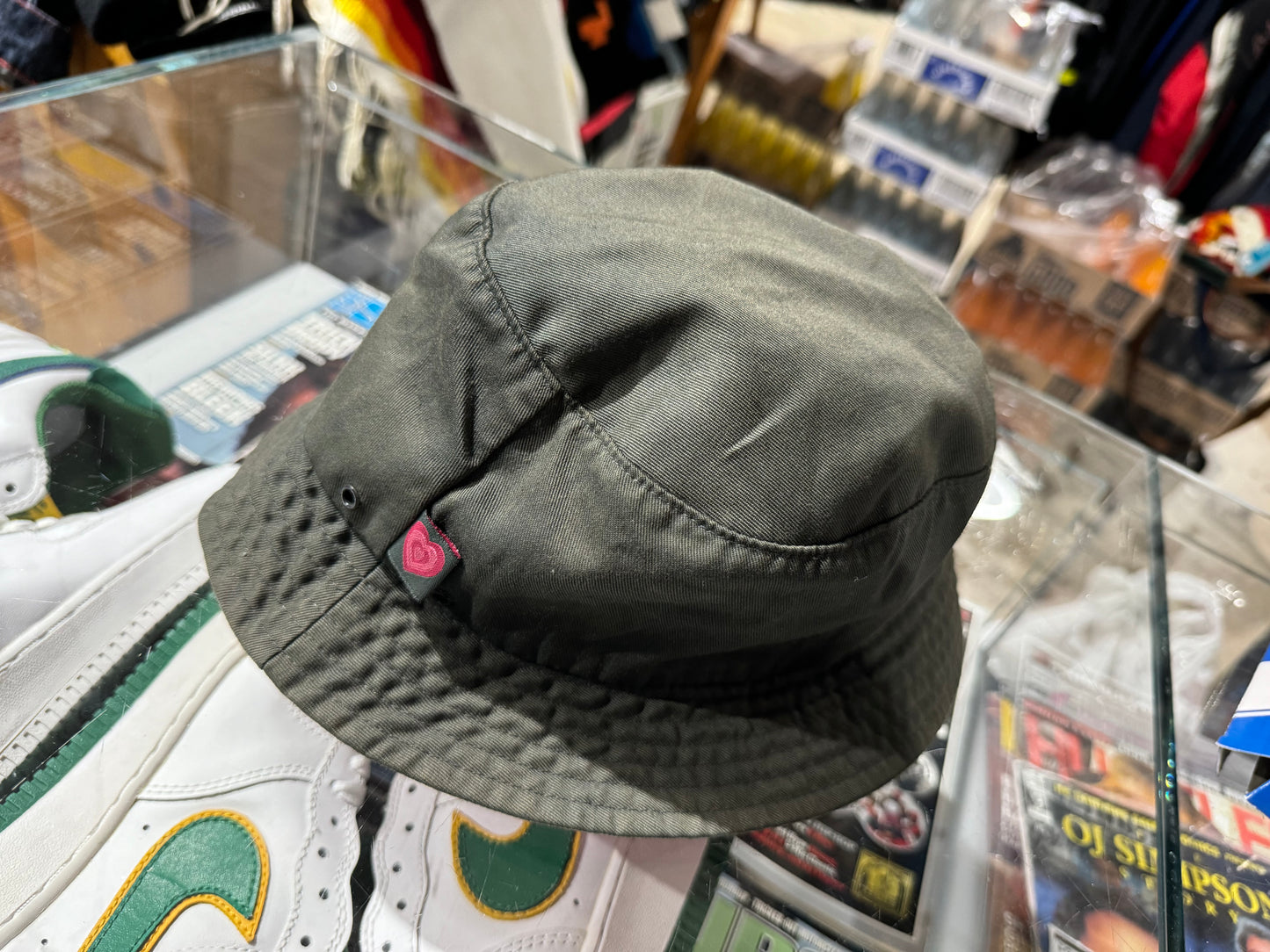 Powerpuff Girls Bucket Hat - Olive/Pink