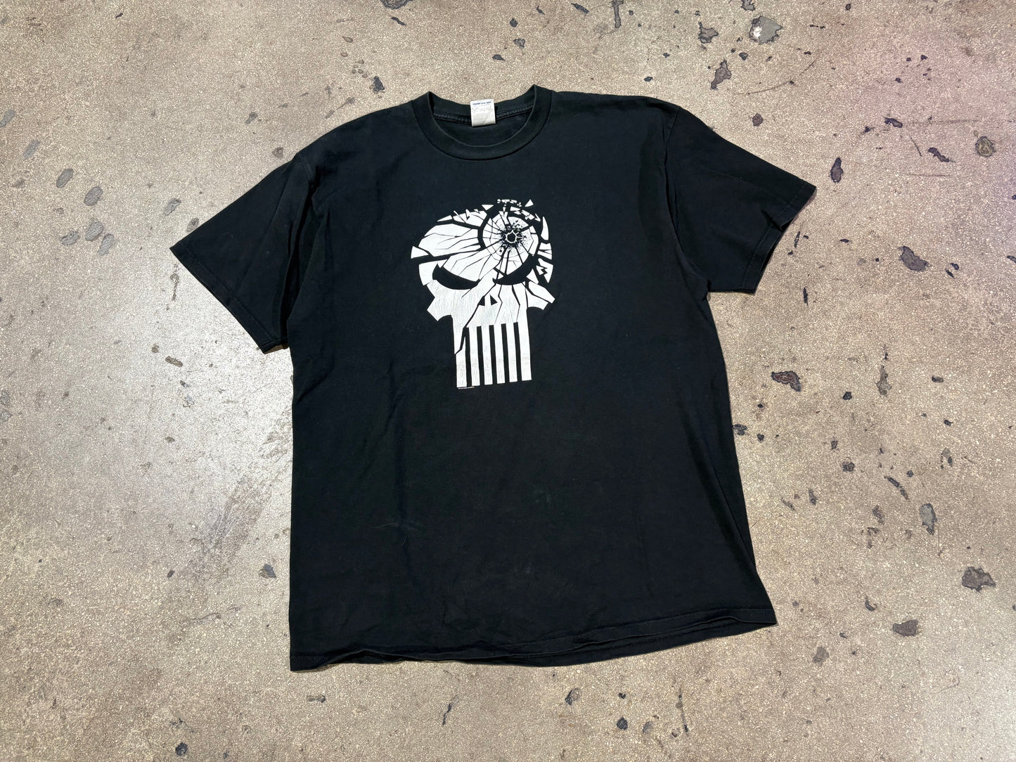 2004 Punisher GunShot Tee - Black Size XL