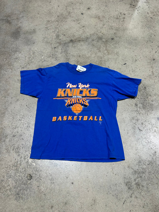 New York Knicks Basketball Tee - Blue Size XL