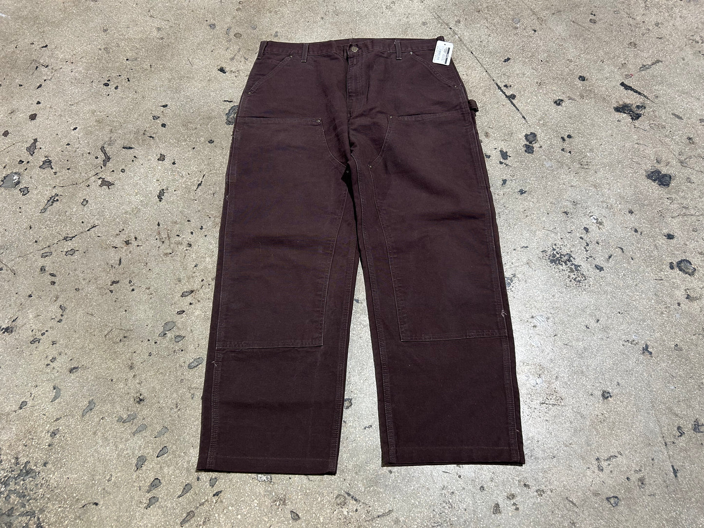 Carhartt Double Knee Carpenter Pants - Brown Size 40x34