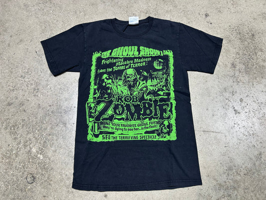 Rob Zombie The Ghoul Show Tee - Black/Green Size Small (con)