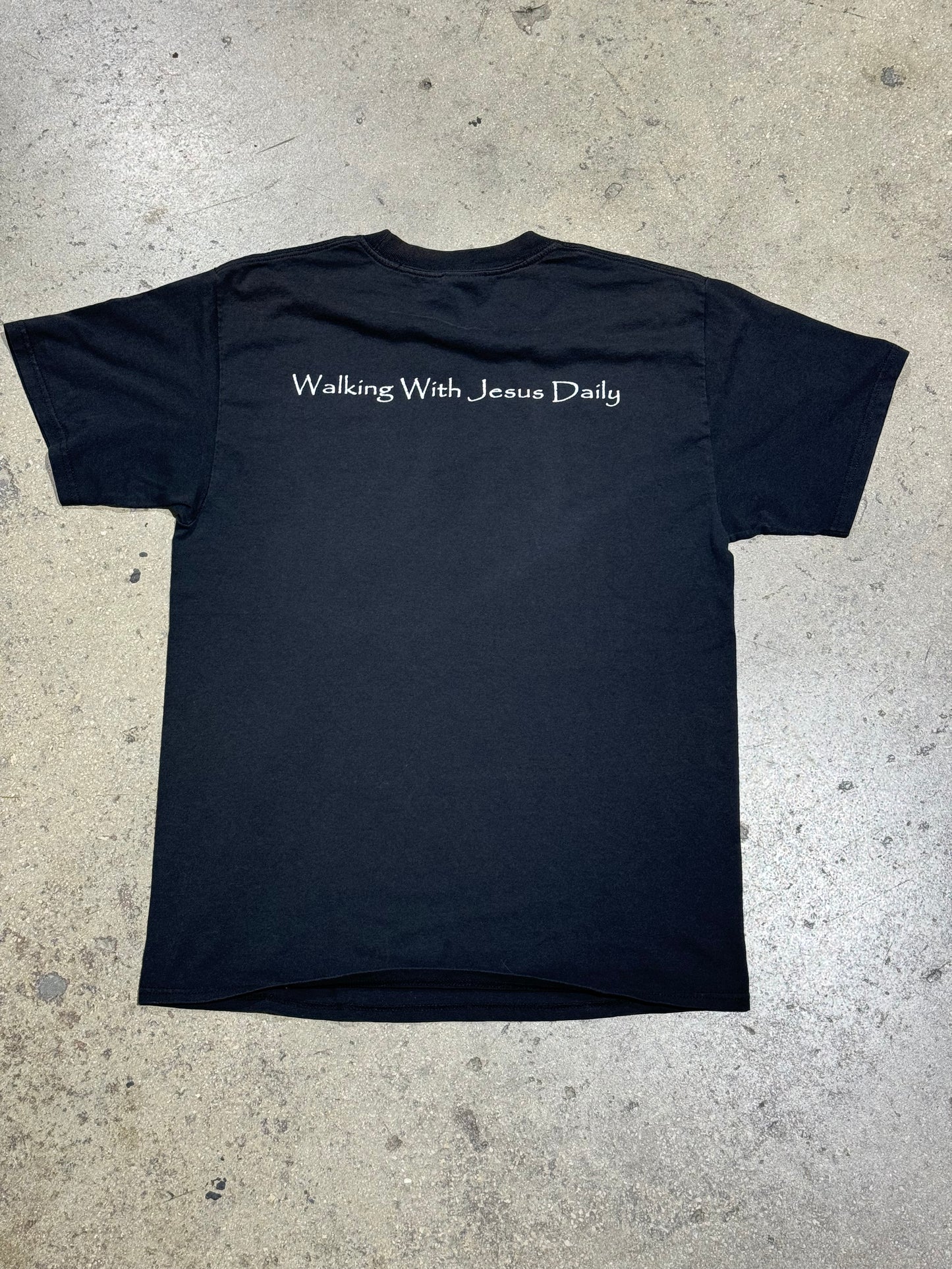 WWJD Tee - Black Size Medium