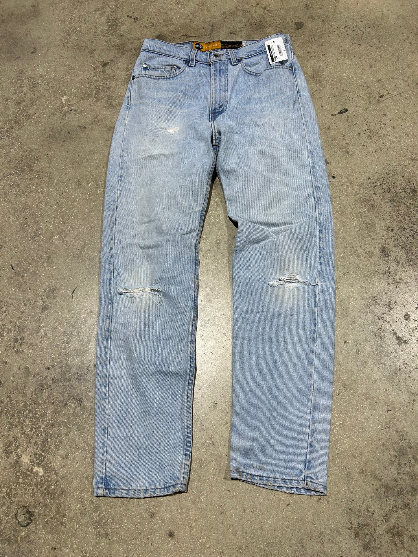 Levis Silvertab Straight Jeans - Blue Size 31x30