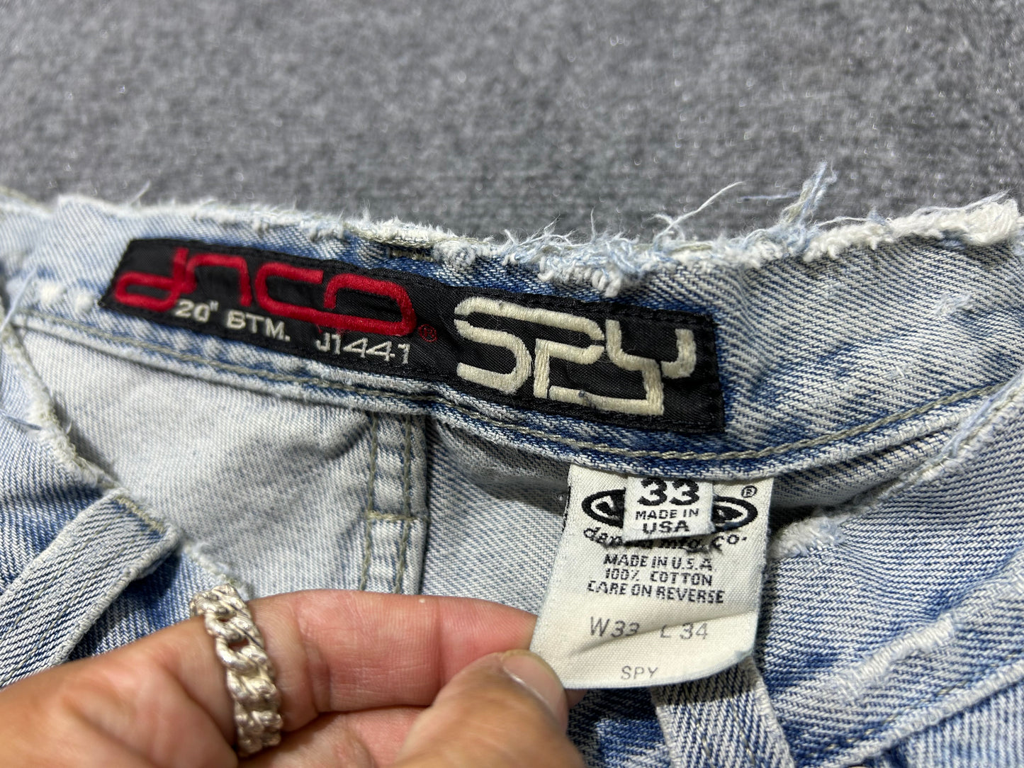 JNCO  Reworked Denim Shorts - Blue/Multi Size 33