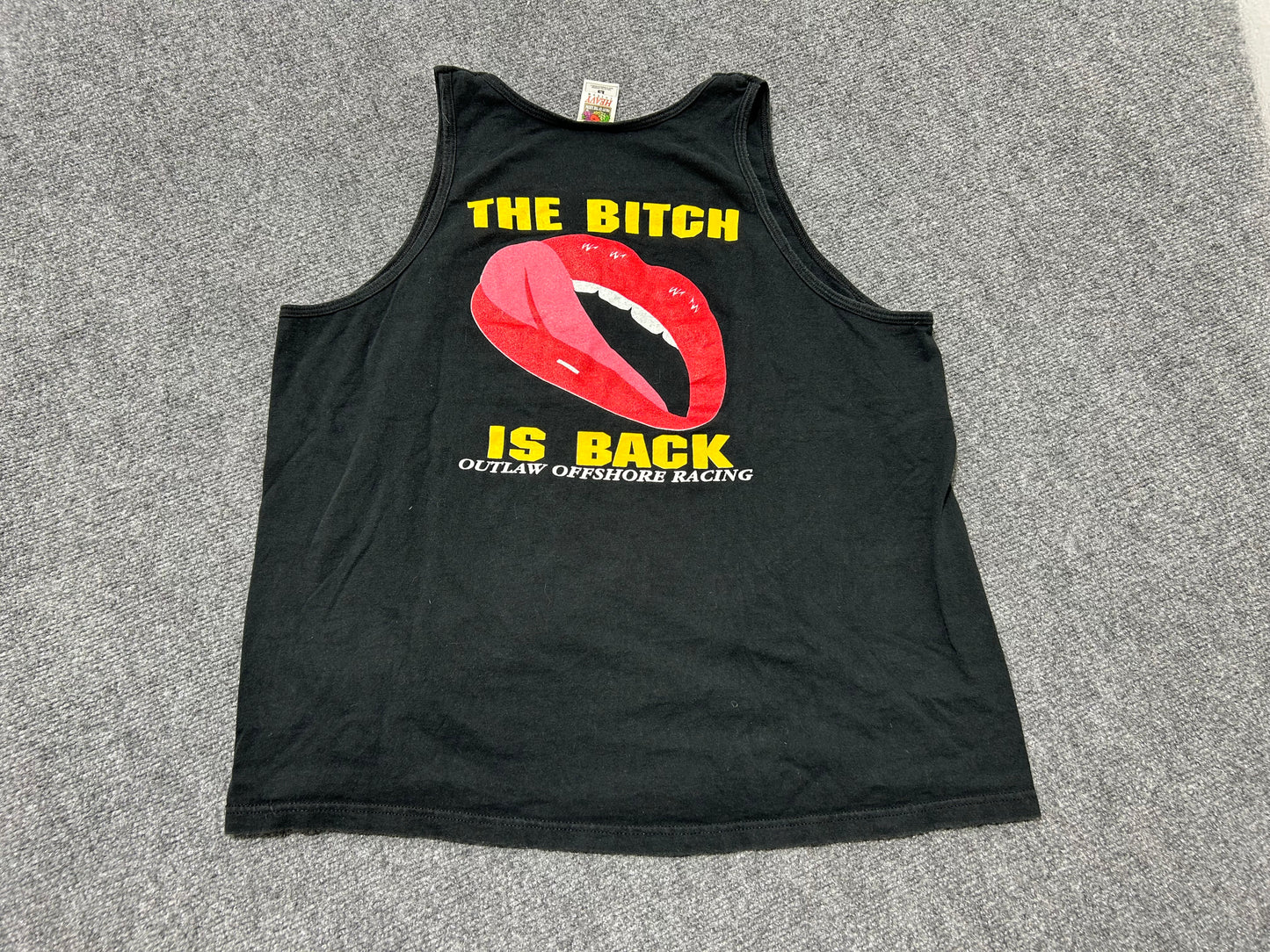 XXX Muscle Racing The Bitch Is Back Tank Top Tee - Black Size XL(con)