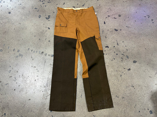 Cabela's Two Tone Double Knee Carpenter Pants - Khaki Size 34 x 35