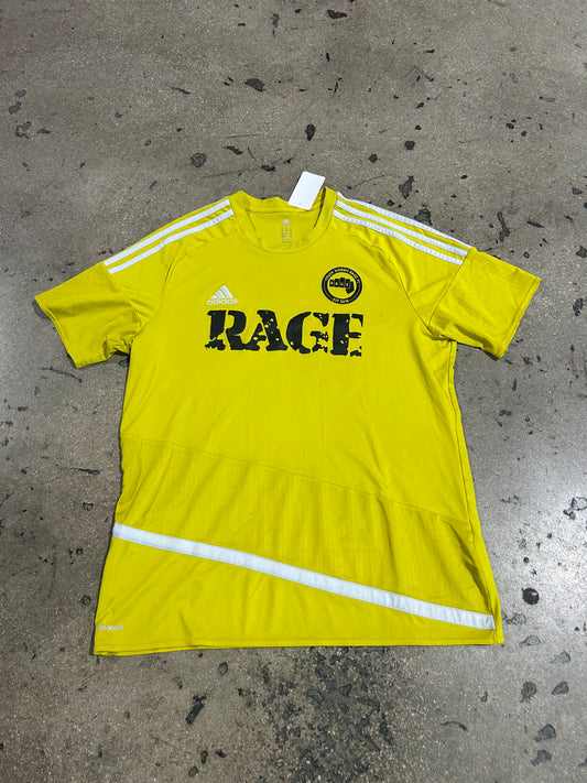Chuck Norris Rage FC Soccer Jersey #17 - Yellow Size XL