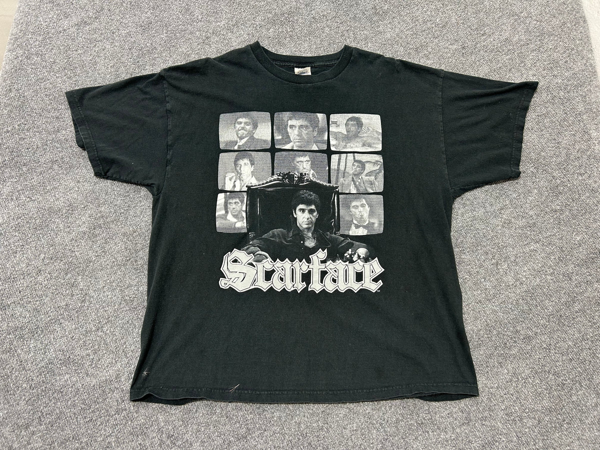 Scarface Multi Portrait Tee - Black size XL