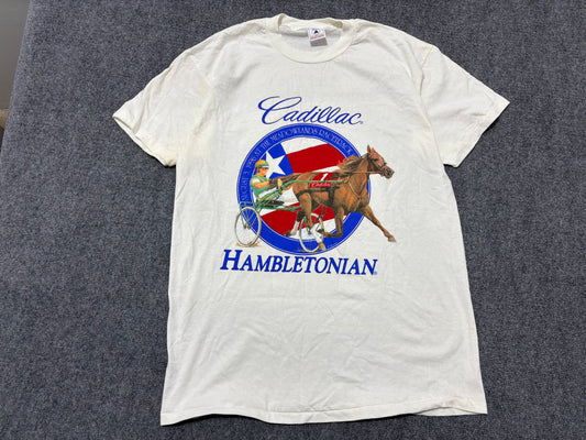 1996 Cadillac Hambletonian Tee - White Size Large