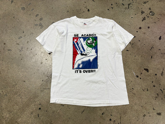 Se Acabo Fidel Tee - White Size XL