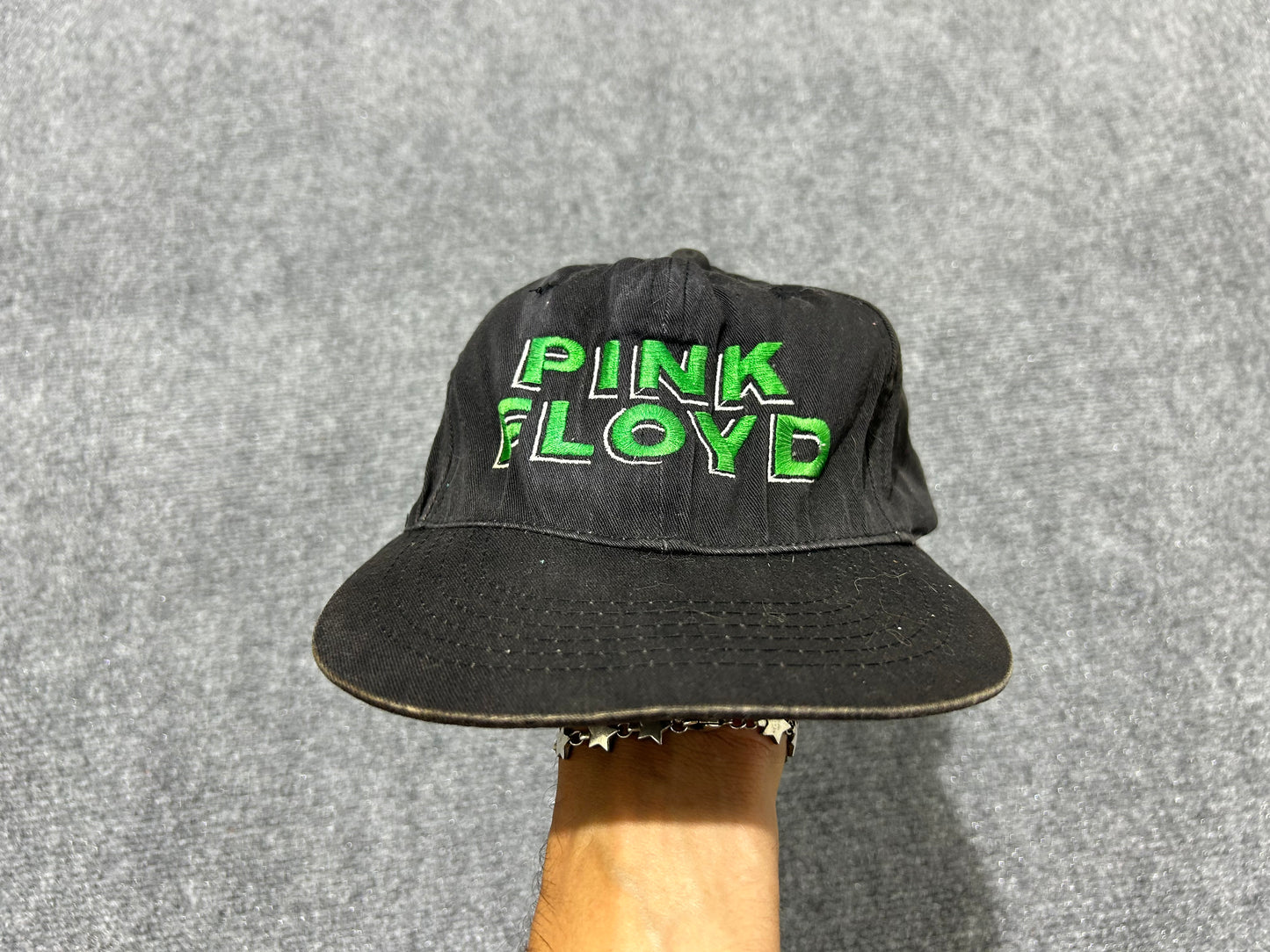 90s Pink Floyd Hat - Black/Green