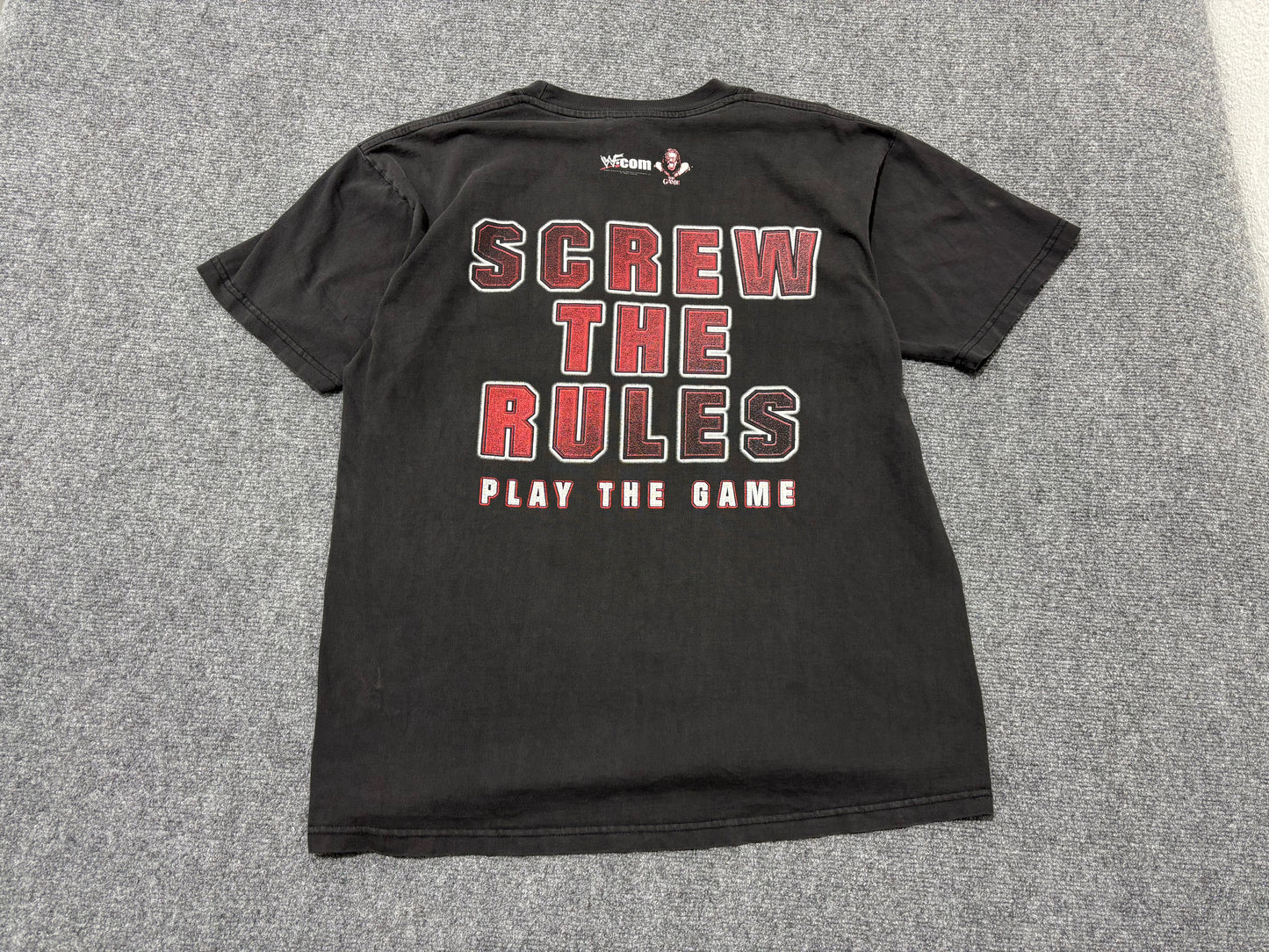 WWE Triple H Screw the Rules Tee - Black Size Large