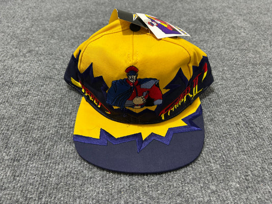 Street Fighter M.Bison Capcom Bruno Mario Graffiti Hat - Yellow/Navy