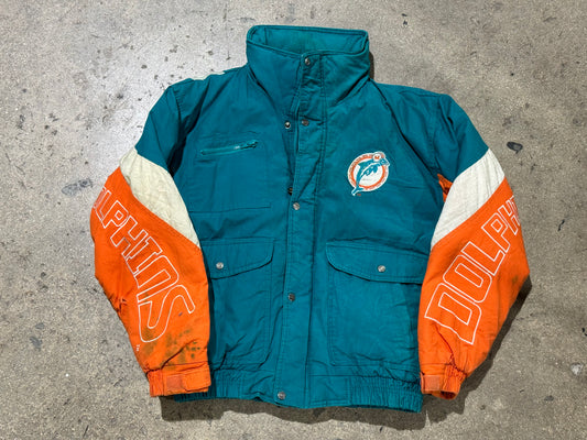 NFL Miami Dolphins Triple Fat Goose Jacket Size Medium