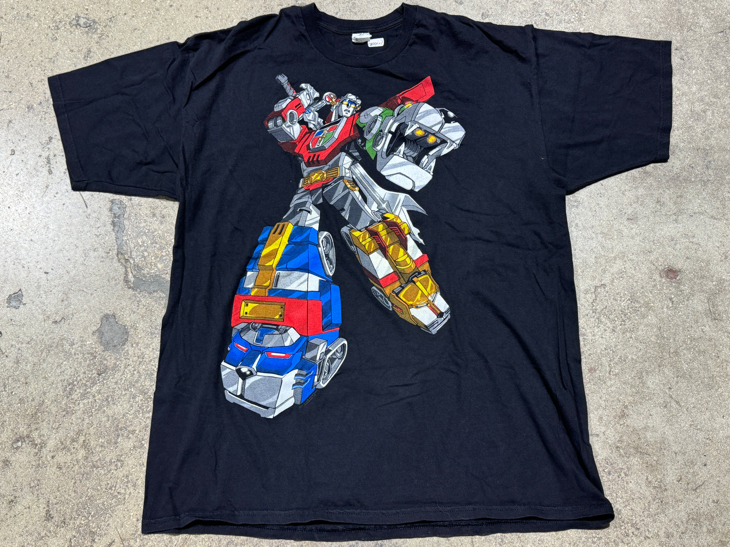 Big Voltron Tee - Black Size XL