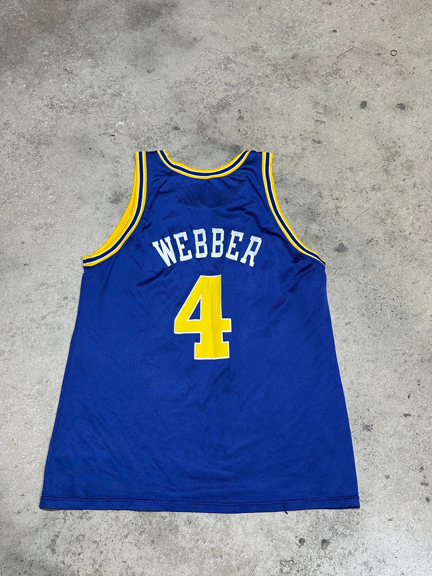 Champion Golden State Warriors Chris Webber Basketball Jersey - Royal Size XL/48