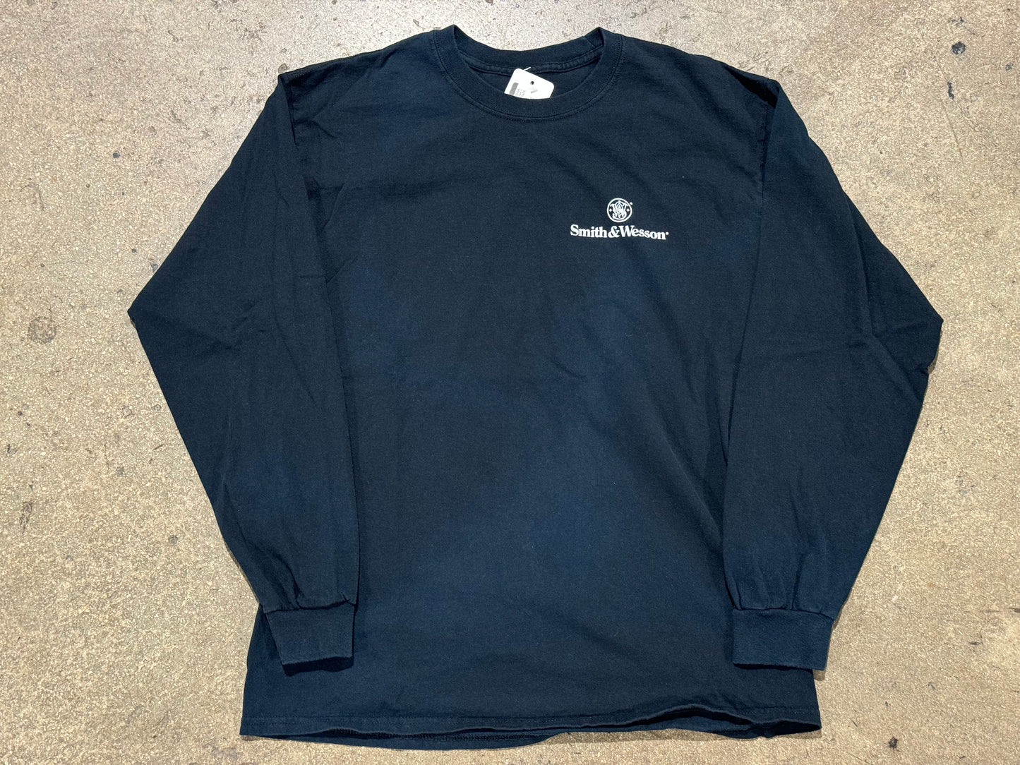 Smith & Wesson Double Pistol Longsleeve Tee - Black Size Large